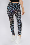 Plus Size Colorful Mary J Marijuana Leaf Print Leggings – ICONOFLASH