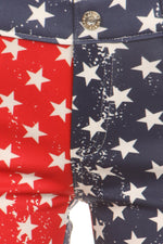 Red White and Blue Star Spangled Jeggings ICONOFLASH