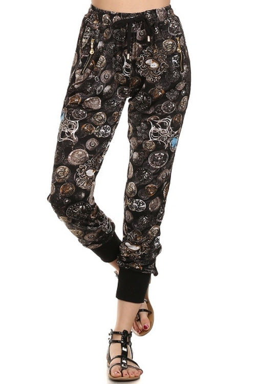 Funky Abstract Print Joggers ICONOFLASH