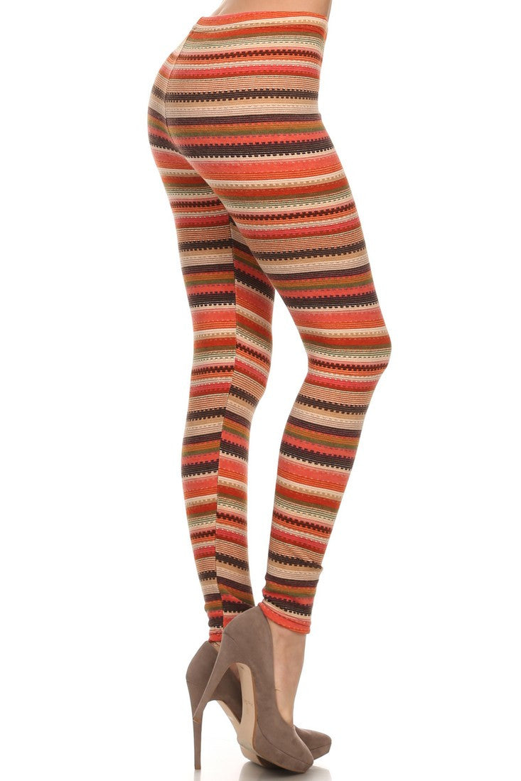 ICONOFLASH Women's Fleece Lined Textured Flocked Velvet Leggings
