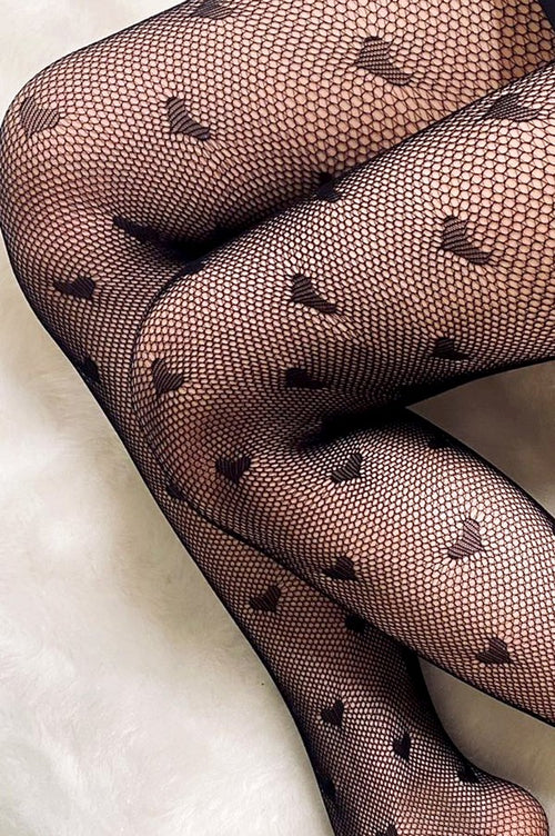 Lady's Fashion Designed Fishnet Footless Tights – ICONOFLASH