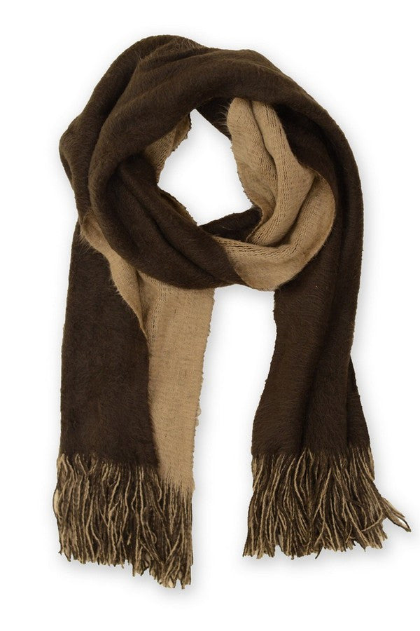 TAUPE TWO WAY SCARF ICONOFLASH