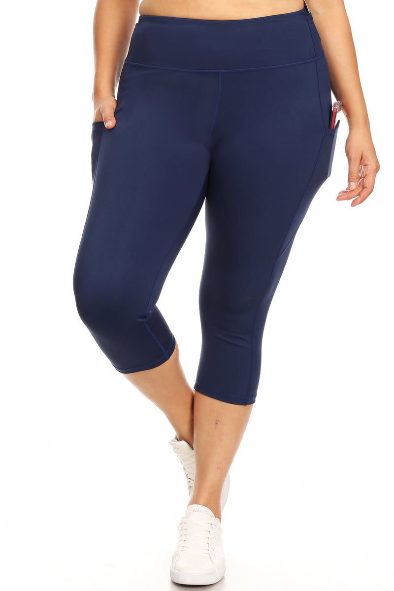 Buy GAYHAY Leggings with Pockets for Women Reg & Plus Size - Capri