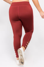 red plus size activewear for women