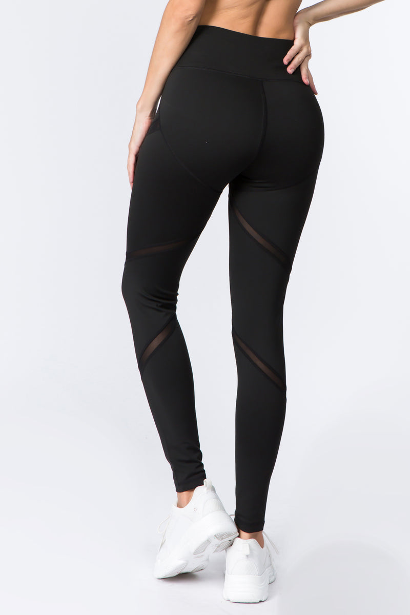 RQYYD Reduced Womens High Waisted Mesh Yoga Pants Tummy Control Scrunched  Booty Leggings Workout Running Butt Lift Textured Tights(Black,S) -  Walmart.com