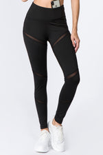 mesh workout legging with pockets