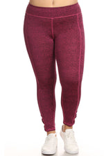 wine red plus size activewear brands