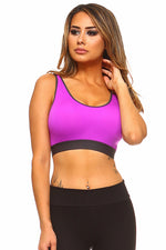 Active Strappy Loop Back Sports Bra