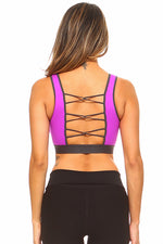 Active Strappy Loop Back Sports Bra