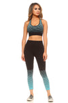 All About the Ombre Sports Bra and Leggings Set ICONOFLASH