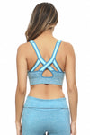active strappy back workout bra