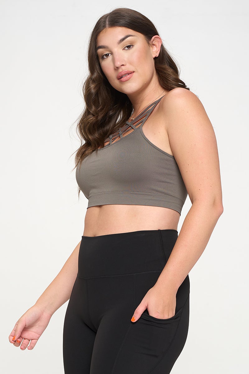 Plus Size All About Details Active Sports Bra