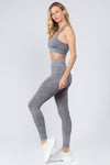 Move with You Stone Wash Sports Bra And Leggings Set