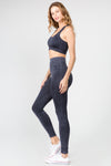 Move with You Stone Wash Sports Bra And Leggings Set
