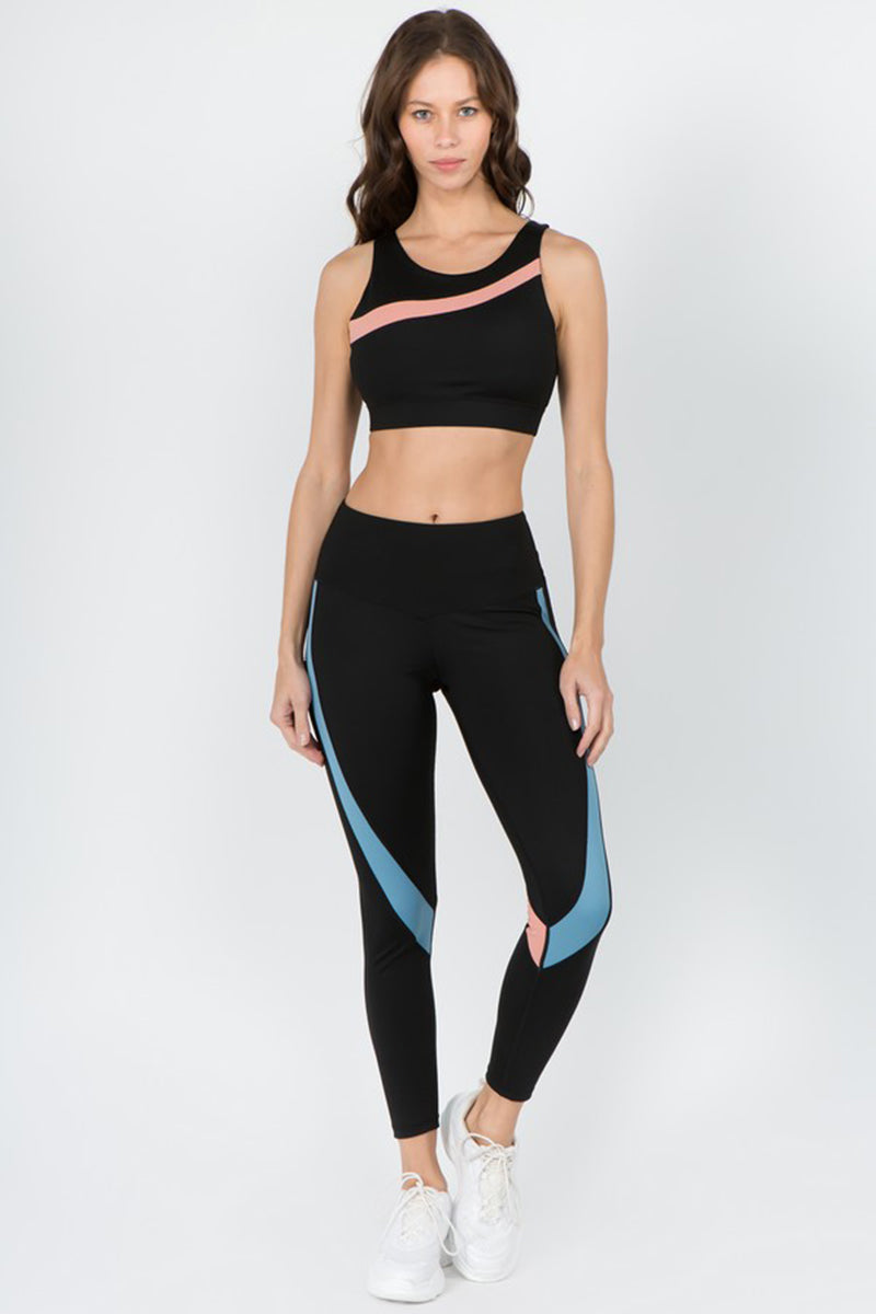 Curves with Confidence Striped Active Workout Set