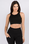 Caged Back Active Sports Bra