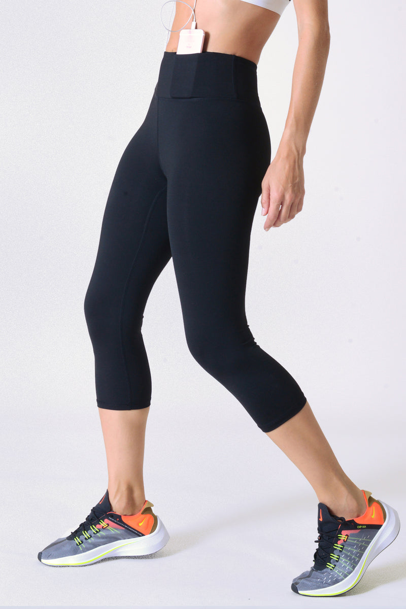 Active High Waist Capri Leggings For Gym Fitness Yoga Pants – ICONOFLASH