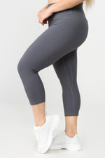charcoal plus size buttery soft workout pants