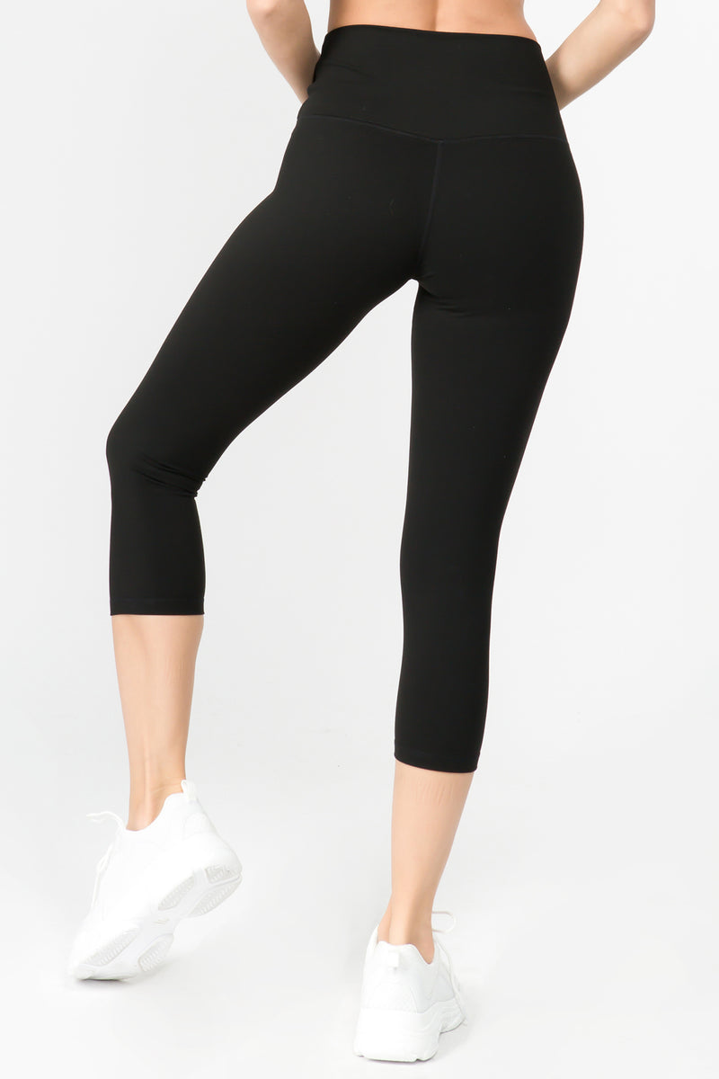 Yoga Basic Cropped Workout Leggings Seamless Super High Waisted Hook & Eye  Shapewear Tights | SHEIN USA