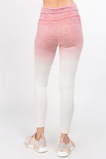 pink ombre legging