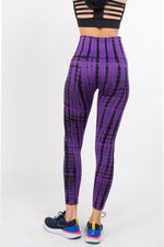 purple workout seamless leggings for women 