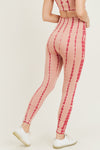 Tie Dye Stripe Performance Leggings