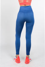 mineral blue seamless athletic legging