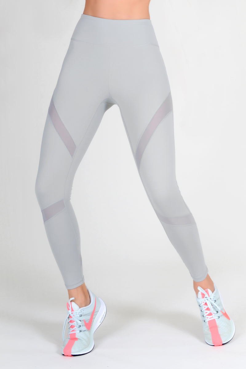 Alo Yoga Light Grey Ripped Warrior Leggings Size XS | eBay