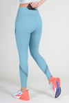 blue mesh workout legging