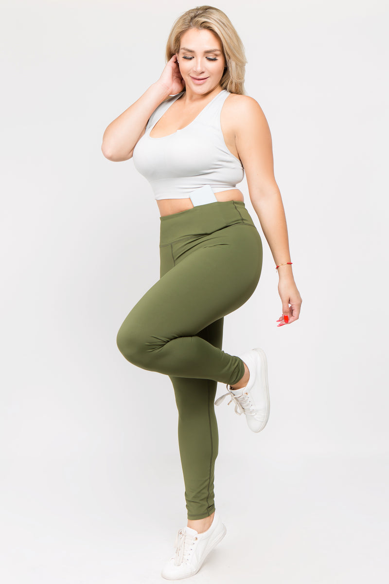 high rise plus size leggings for the gym