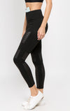 Wild Thing Active Faux Leather Moto Leggings
