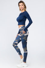 Out of the Blue Camouflage Active Leggings