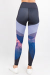 grey workout athletic tights for women pockets
