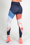 boho active tights for running cardio crossfit