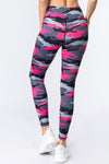 pink camouflage workout tights