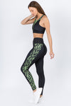 Find Your Wild Zebra Print Workout Set