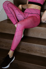 Striped Collective Active Wear Leggings