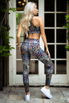 Iridescent Snake Print Workout Set