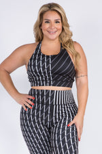 Plus Size On the Grid Active Sports Bra