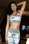 High in Command Camouflage Active Sports Bra