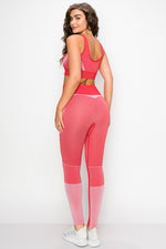 Toned and Lined Compression Active Workout Set