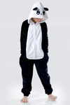 Kid's Plush Panda Animal Onesie Pajama Costume