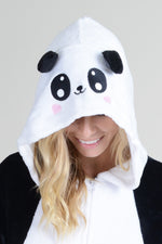 Plush Panda Animal Onesie Pajama Costume