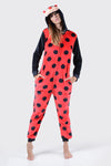 Plush Lady Bug Animal Onesie Pajama Costume