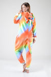 Plush Unicorn Rainbow Animal Onesie Pajama
