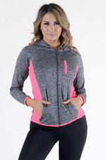 womens workout athletic jacket