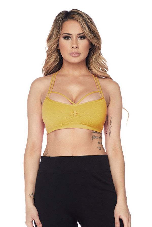 Perfectly Seamless Strappy Cross Back Bralette – ICONOFLASH