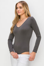 Seamless Body Contour Long Sleeve Bodysuit