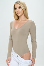 Seamless Body Contour Long Sleeve Bodysuit