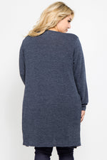 Plus Size Looks So Perfect Two Pocket Cardigan
